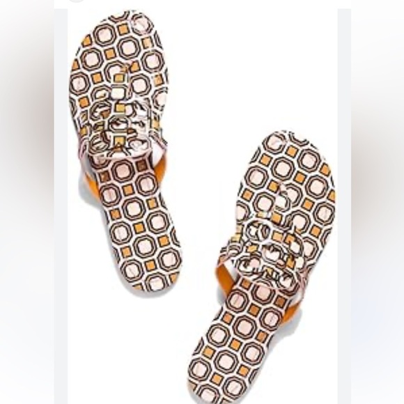 Tory Burch Shoes - Tory burch Miller Patent Printed Sandal. Size 6